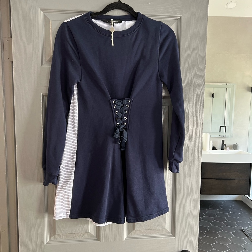 Lace up dress